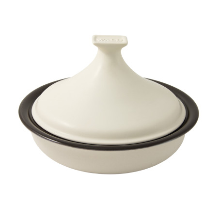 Wald Tajine Con Coperchio In Argilla Kergrès Ref. 004-FIA-BIA - Tomasini Francia