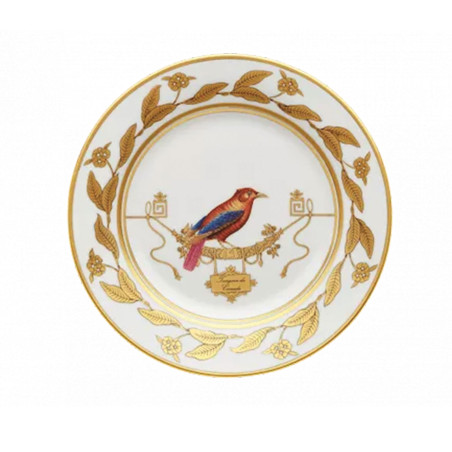 Richard Ginori Piatto Collezione Volière Tangara Du Canada Ref. 004RG00 FPT110 TANGARA DU CANADA - Tomasini Francia