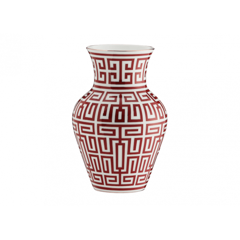 Richard Ginori Vaso Ming Labirinto Scarlatto Ref. 016RG 02FG6231 LABIRINTO SCARLATTO - Tomasini Francia