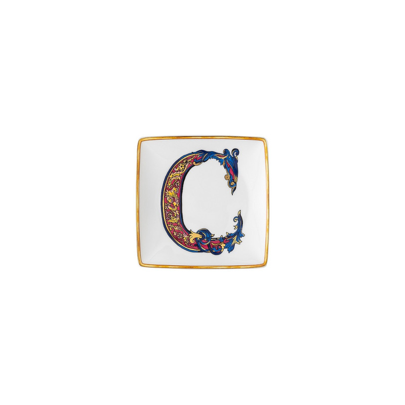 Piatto Decorativo Rosenthal Versace Lettera C Ref. 11940-403683-15253 - Tomasini Francia