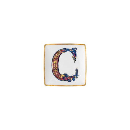 Piatto Decorativo Rosenthal Versace Lettera C Ref. 11940-403683-15253 - Tomasini Francia