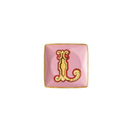 Piatto Decorativo Rosenthal Versace Lettera L Ref. 11940-403692-15253 - Tomasini Francia