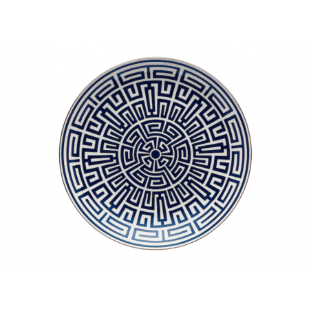 Richard Ginori Centrotavola Collezione Labirinto Blu Ref. 140RG00 FPT110 LABIRINTO BLU - Tomasini Francia