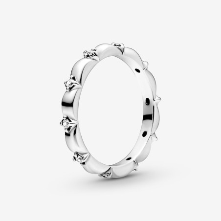 Pandora Anello A Corona Margherita Scintillante Ref. 198799C01-50 - Tomasini Francia
