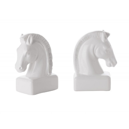 L'ocanera Fermalibri Ceramica Cavallo Ref. 1L99 - Tomasini Francia