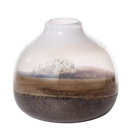 L'ocanera Vaso Basso In Vetro Soffiato Ref. 1O120 - Tomasini Francia