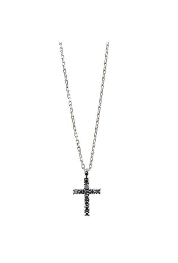 Damiani Collana Croce Diamanti Neri Ref. 20042476 - Tomasini Francia
