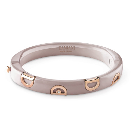 Damiani Bracciale D-icon Ceramica Cappuccino Ref. 20062743 - Tomasini Francia