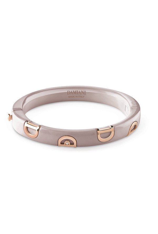 Damiani Bracciale D-icon Ceramica Cappuccino Ref. 20062743 - Tomasini Francia