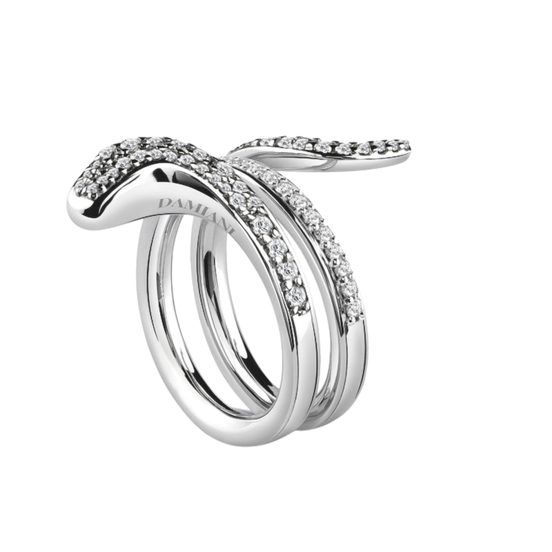 Damiani Eden Anello Oro Bianco E Diamanti Ref. 20062888 - Tomasini Francia