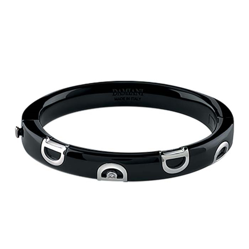 Bracciale D-icon Ceramica Nera Misura S/m