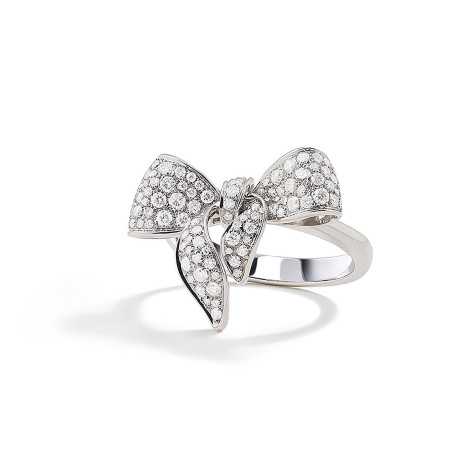 Damiani Anello Fiocco Pavè Di Brillanti Ref. 20068772 - Tomasini Francia