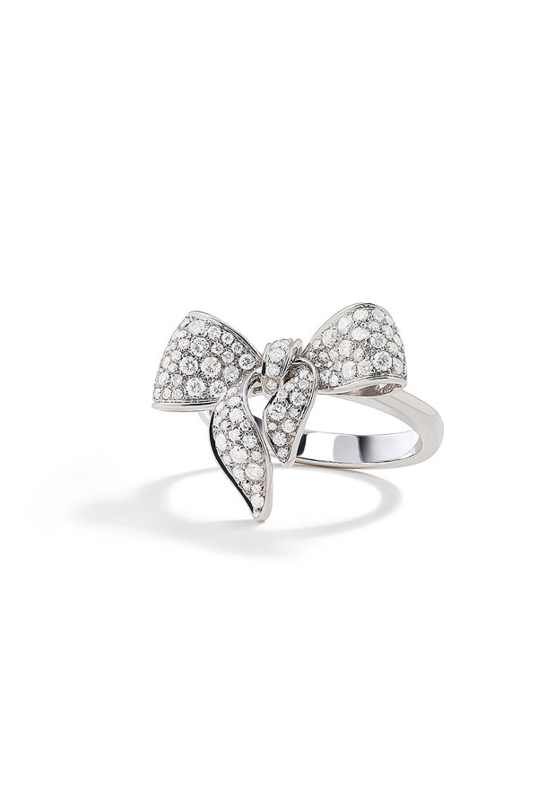 Damiani Anello Fiocco Pavè Di Brillanti Ref. 20068772 - Tomasini Francia