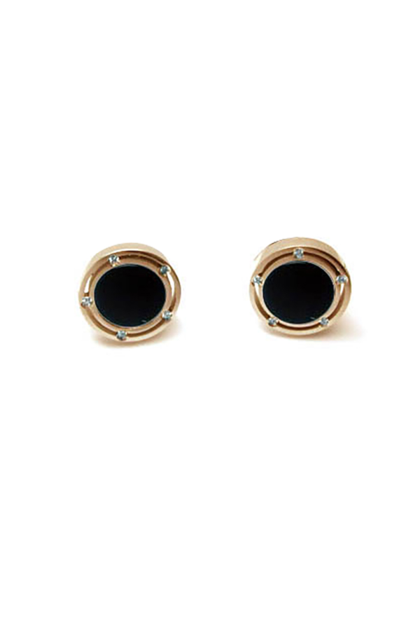 Damiani Orecchini D-side Onice Ed Oro Rosa Ref. 20080431 - Tomasini Francia