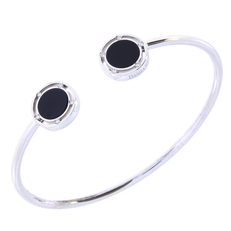 Damiani D-Side Onyx and White Gold Bracelet Ref. 20080501 - Tomasini Francia