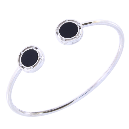 Damiani D-Side Onyx and White Gold Bracelet Ref. 20080501 - Tomasini Francia