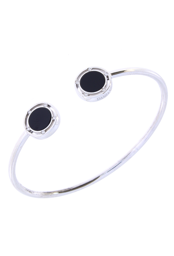 Damiani D-Side Onyx and White Gold Bracelet Ref. 20080501 - Tomasini Francia