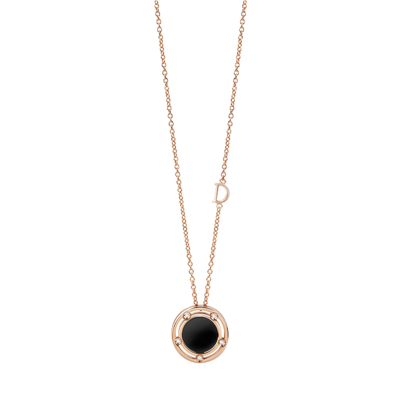 Damiani Girocollo D-side Oro Rosa Ed Onice Ref. 20082540 - Tomasini Francia