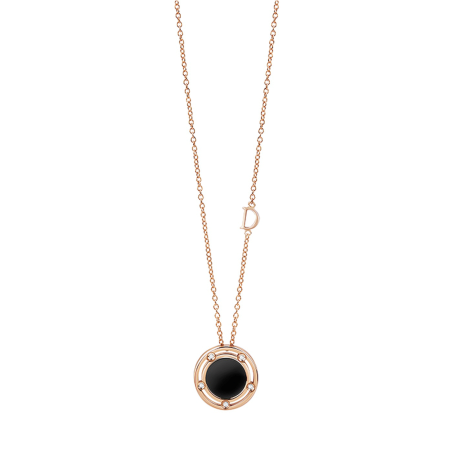 Damiani Girocollo D-side Oro Rosa Ed Onice Ref. 20082540 - Tomasini Francia