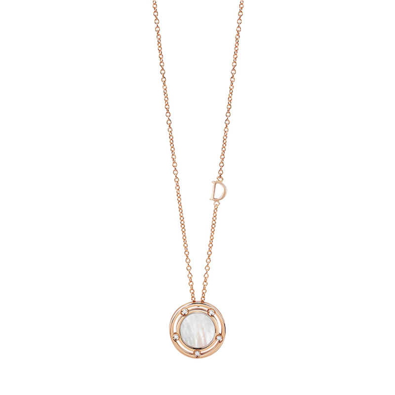 Damiani Girocollo D-side Oro Rosa E Madreperla Ref. 20082541 - Tomasini Francia