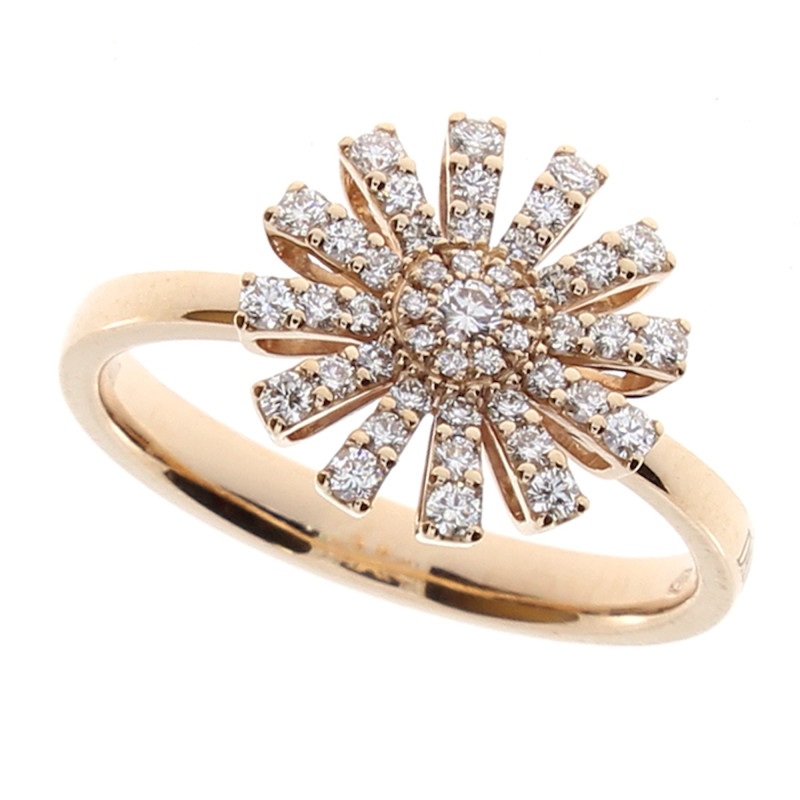 Damiani Anello Margherita Oro Rosa