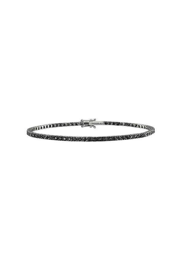 Salvini Bracciale Tennis Diamanti Neri 1.1 Kt Misura 19 Ref. 20085593 - Tomasini Francia