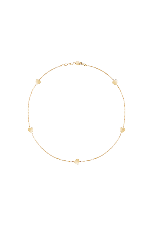 Salvini Girocollo Oro Rosa Con Cuori Ref. 20087111 - Tomasini Francia