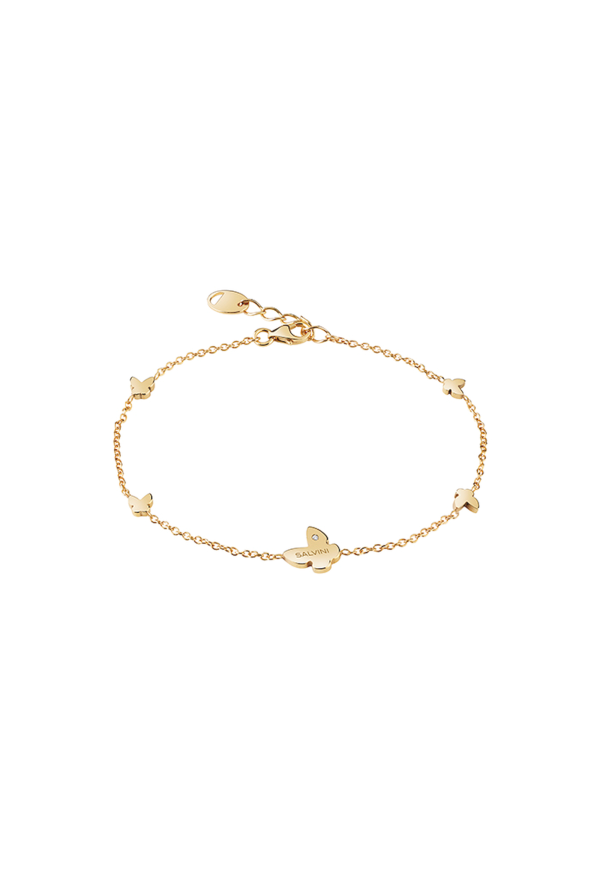 Salvini Bracciale Oro Giallo Con Farfalle Ref. 20087147 - Tomasini Francia
