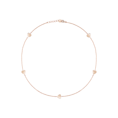 Salvini Girocollo Oro Rosa Con Cuori Ref. 20087154 - Tomasini Francia