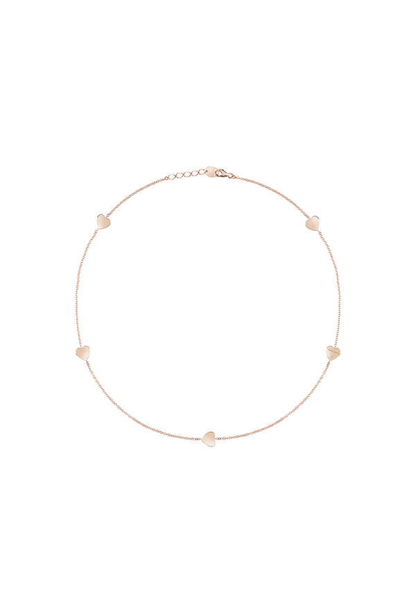Salvini Girocollo Oro Rosa Con Cuori Ref. 20087154 - Tomasini Francia