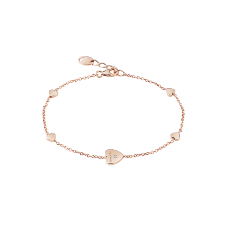 Salvini Bracciale Oro Rosa Con Cuori Ref. 20087156 - Tomasini Francia
