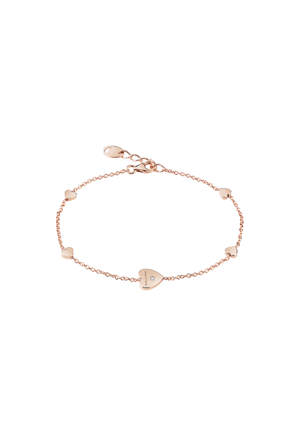Salvini Bracciale Oro Rosa Con Cuori Ref. 20087156 - Tomasini Francia