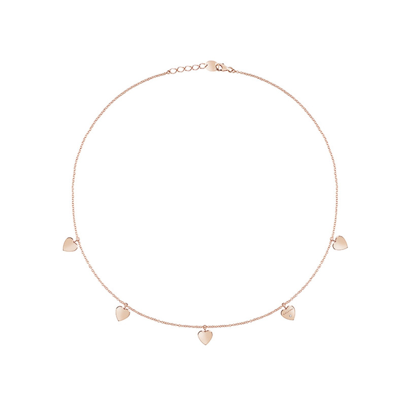 Salvini Girocollo Oro Rosa Con Cuori Ref. 20087162 - Tomasini Francia