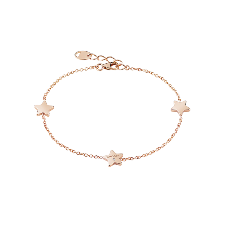 Salvini Bracciale Oro Rosa Con Stelle Ref. 20087185 - Tomasini Francia