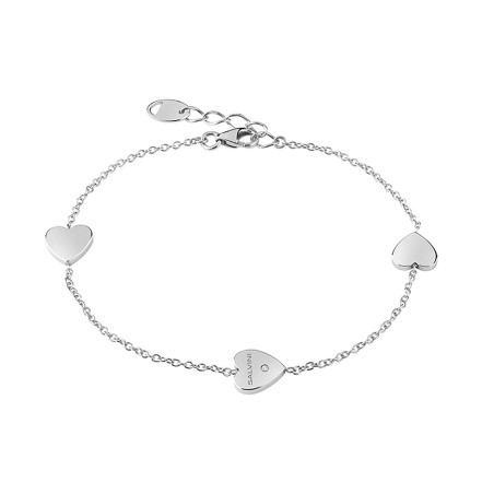 Salvini Bracciale Oro Bianco I Segni Cuori Ref. 20087454 - Tomasini Francia