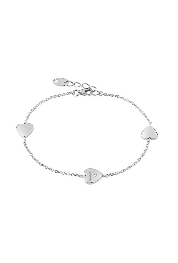 Salvini Bracciale Oro Bianco I Segni Cuori Ref. 20087454 - Tomasini Francia