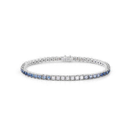 Damiani Bracciale Tennis Diamanti E Zaffiri Ref. 20089330 - Tomasini Francia