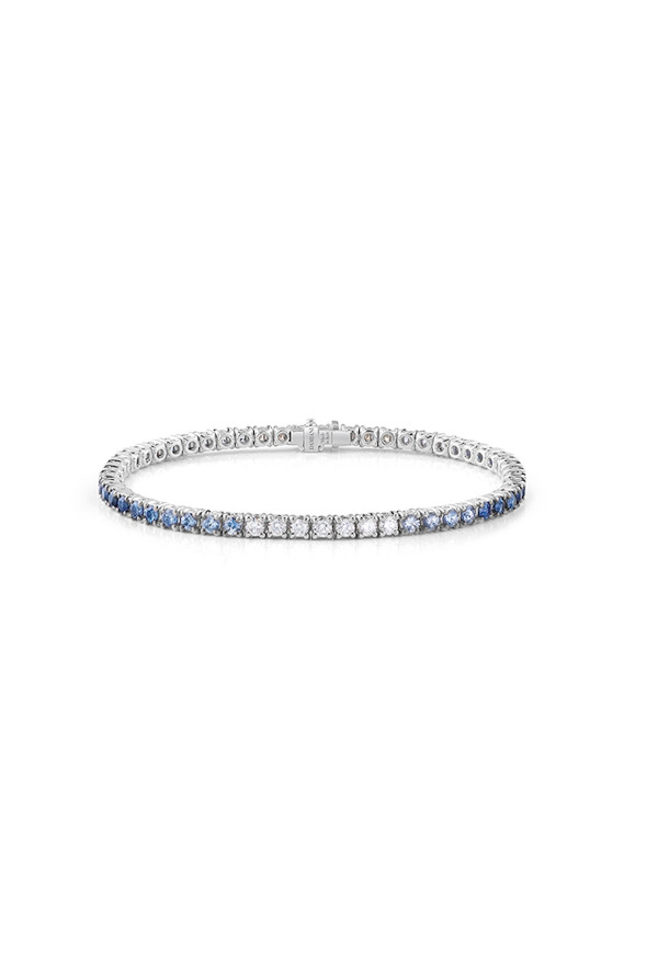 Damiani Bracciale Tennis Diamanti E Zaffiri Ref. 20089330 - Tomasini Francia