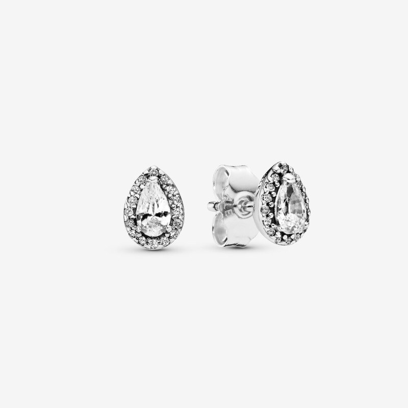 Orecchini A Lobo Punto Luce Scintillanti A Goccia Ref. 296252CZ - Tomasini Francia