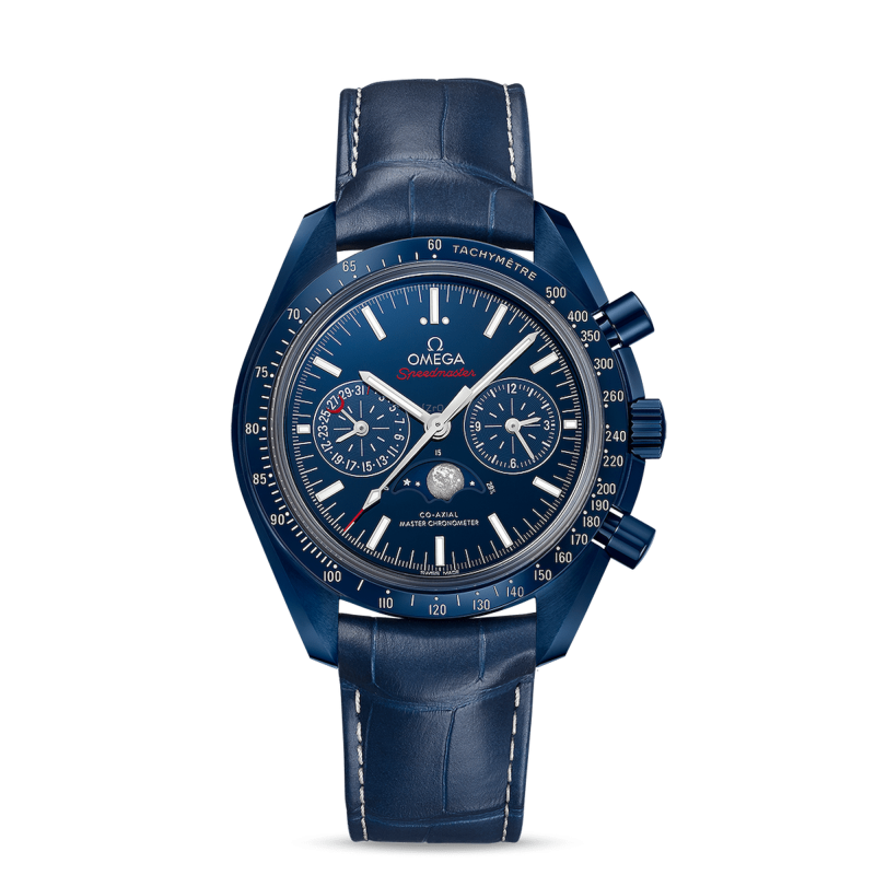 Omega Speedmaster Moonphase Blue Side Of The Moon Ref. 304.93.44.52.03.001 - Tomasini Francia