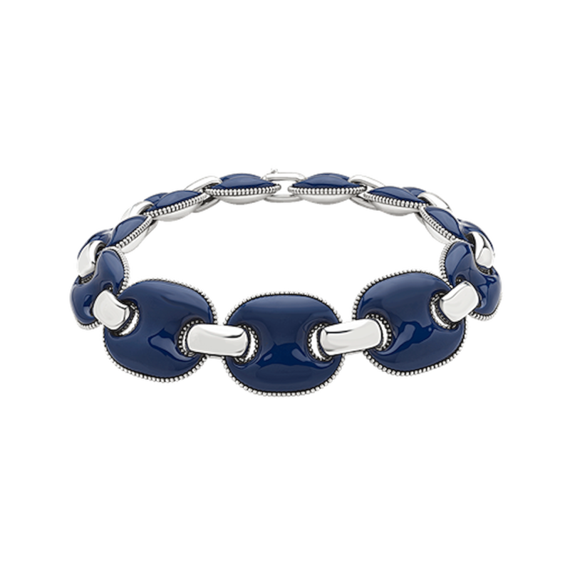 Chantecler Et Voilà Capriness  Collana Argento E Smalto Blu Ref. 40187 - Tomasini Francia