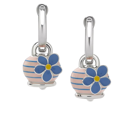 Chantecler Et Voilà Campanella Earrings "Non Ti Scordar Di Me" Ref. 40610 - Tomasini Francia