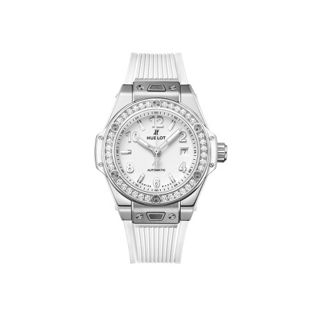 Hublot Big Bang One Click Steel White Diamonds Ref. 485.SE.2010.RW.1204 - Tomasini Francia
