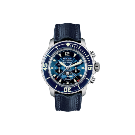 Blancpain Fifty Fathoms Chronographe Flyback Ref. 5066F-1140-52B - Tomasini Francia