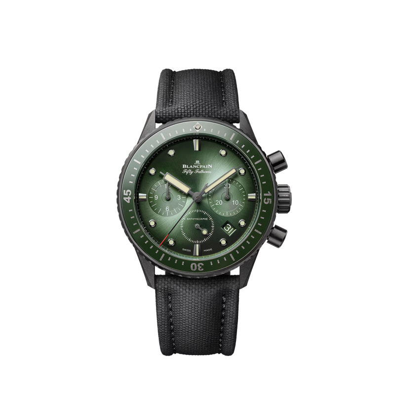 Blancpain Fifty Fathoms Bathyscaphe Chronographe Flyback Ref. 5200 0153 B52A - Tomasini Francia