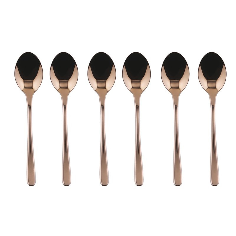 Sambotet Set 6 Cucchiaini Moka Pvd Rosa Ref. 52553C37 - Tomasini Francia