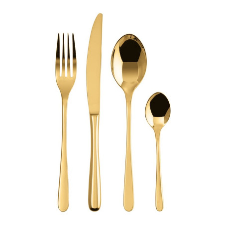 Sambonet Servizio Posate Acciaio Pvd Gold 6 Posti Tavola Ref. 52553G81 - Tomasini Francia