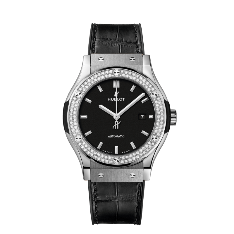 Hublot Classic Fusion Titanium Diamonds Ref. 542.NX.1171.LR.1104 - Tomasini Francia