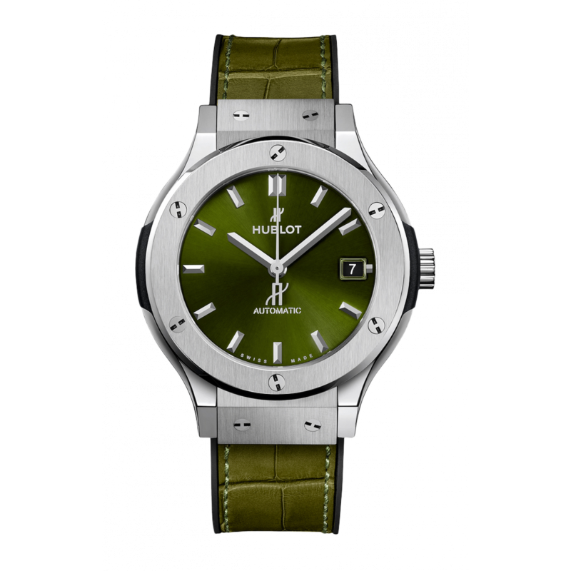 Hublot Classic Fusion Titanium Green Ref. 581.NX.8970.LR - Tomasini Francia