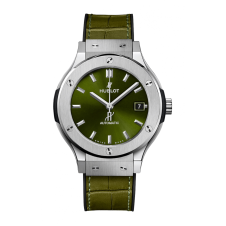 Hublot Classic Fusion Titanium Green Ref. 581.NX.8970.LR - Tomasini Francia